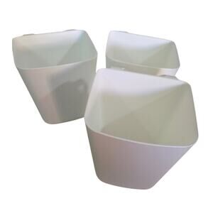 New Set 3 Ikea Container White SUNNERSTA 503.037.35 Square 4 3/4x4 3/8 "